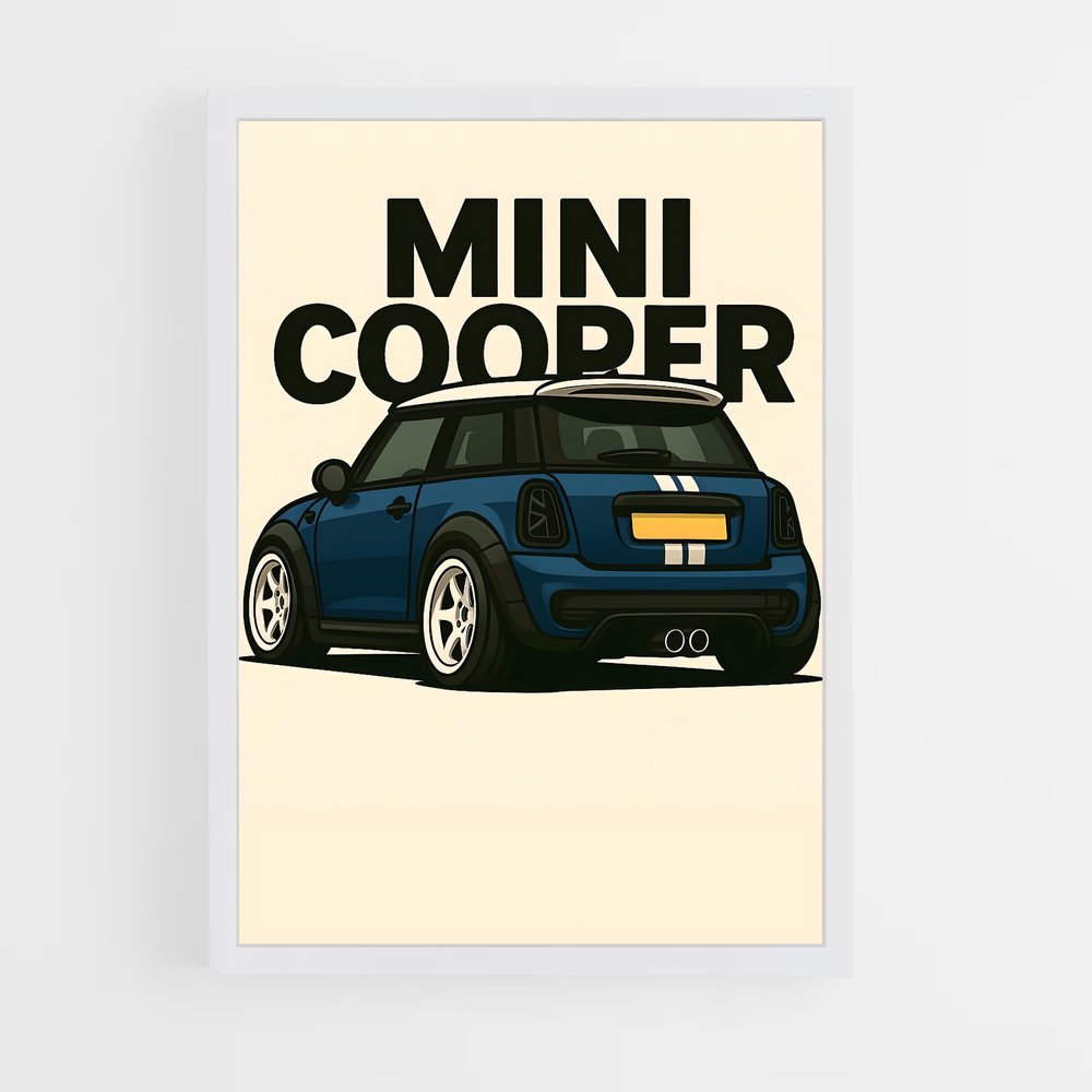 Poster Mini Cooper Fever (vue 3)